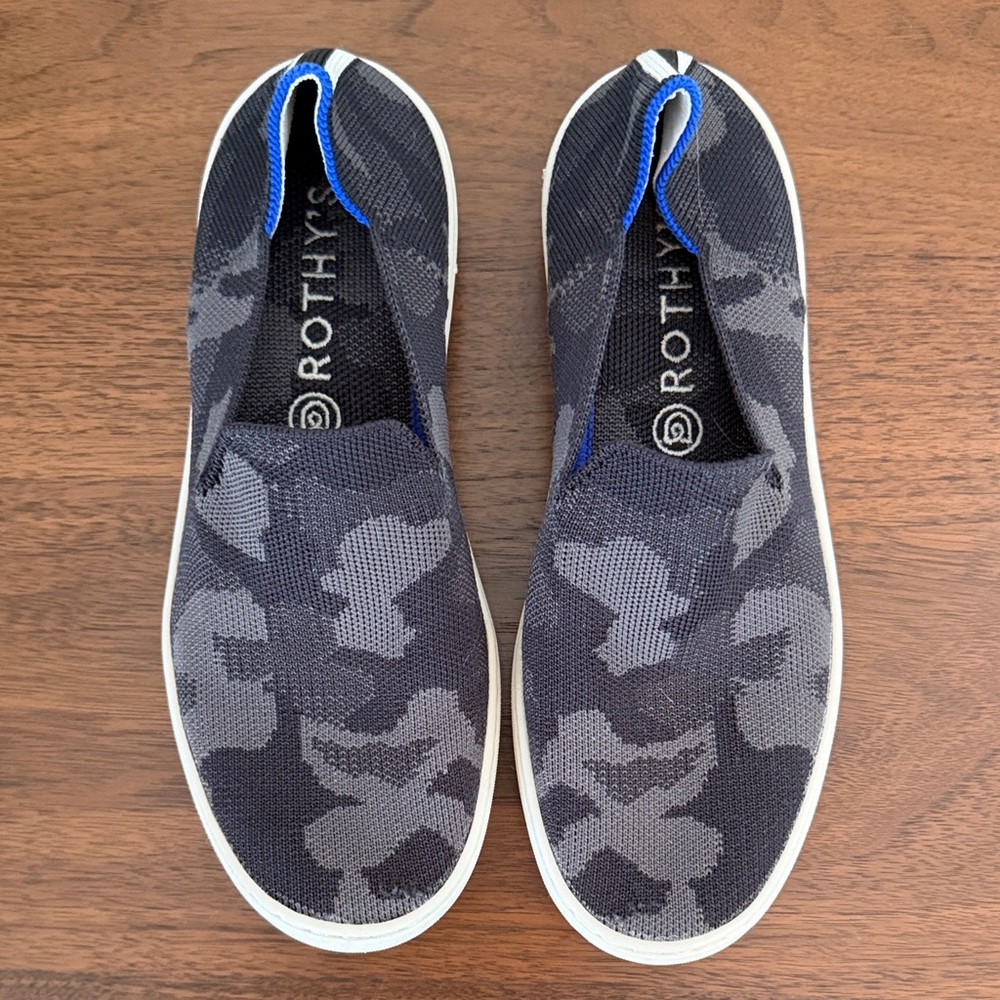 Rothy’s Size 7 Grey Camo Loafers